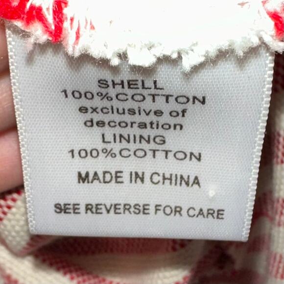 Lucy Paris Adeline Striped Cotton Ticking Flounce Hem Dress Size M - Picture 8 of 16